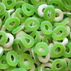 Anneaux sucrés goût pomme - Dulceplus