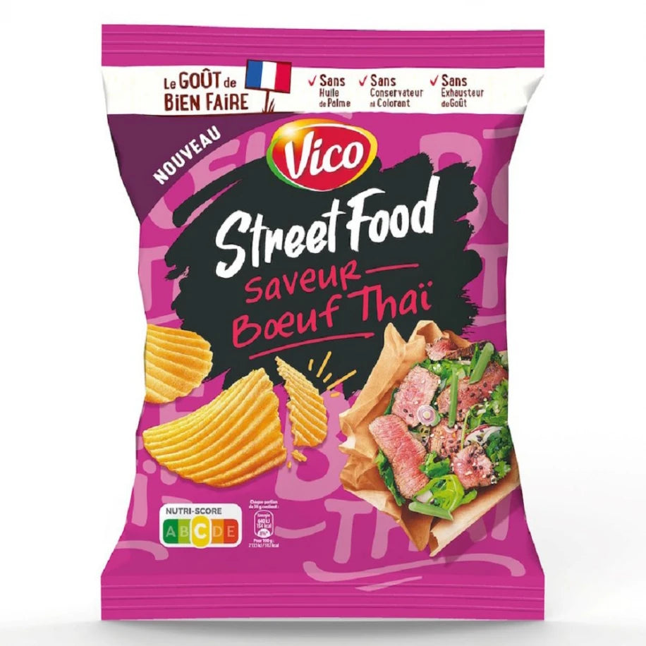 Chips Street Food Bœuf Thaï 120g - Vico