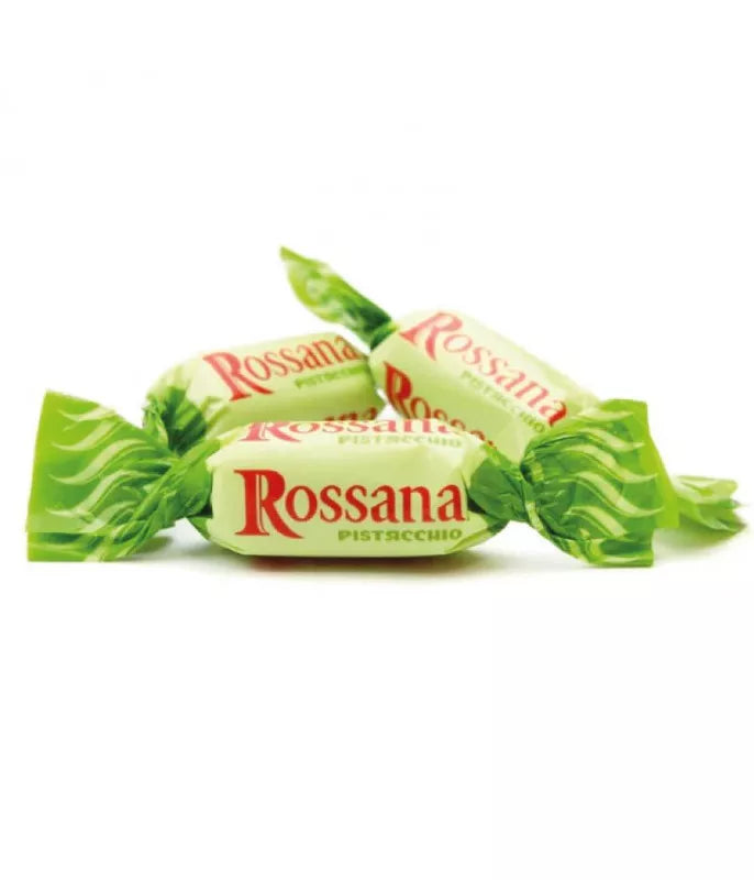 Bonbon avec une coque caramel fourré pistache, Lot de 5 - Rossana