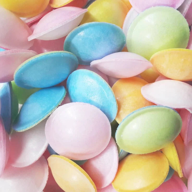 Soucoupes aux goûts fruités et poudre acidulée Lot de 10