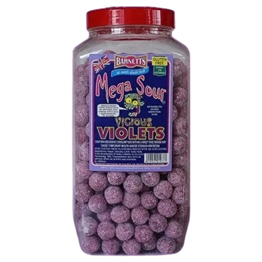 Barnetts Mega Sour Vicious Violet 50g (bonbons les plus acidulés du monde 🥵)