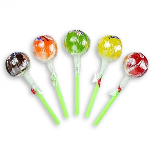 Sucettes Space chupi fruits sans sucre Lot de 5