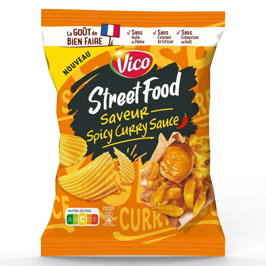 Chips Street Food Spicy Curry 120g - Vico