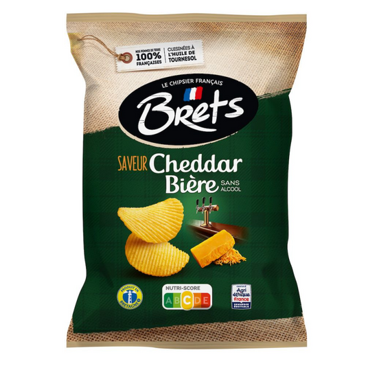 Chips Cheddar Bière 125g - Brets