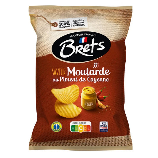 Chips Moutarde Piment de Cayenne 125g - Brets