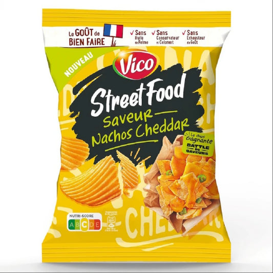 Chips Street Food Nachos Cheddar 120g - Vico