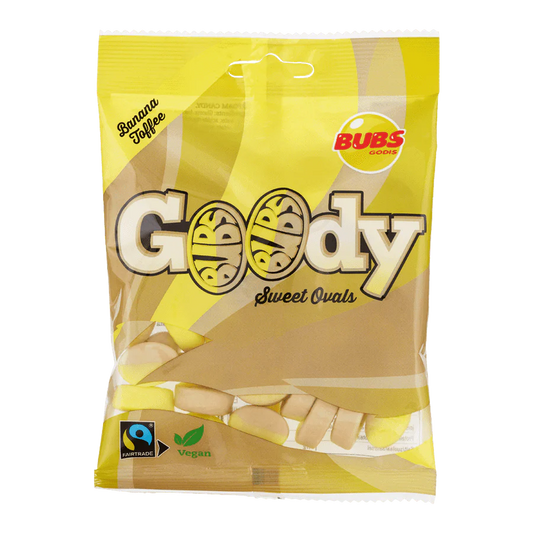 Godis Goody Sweet Ovals Banana - BUBS