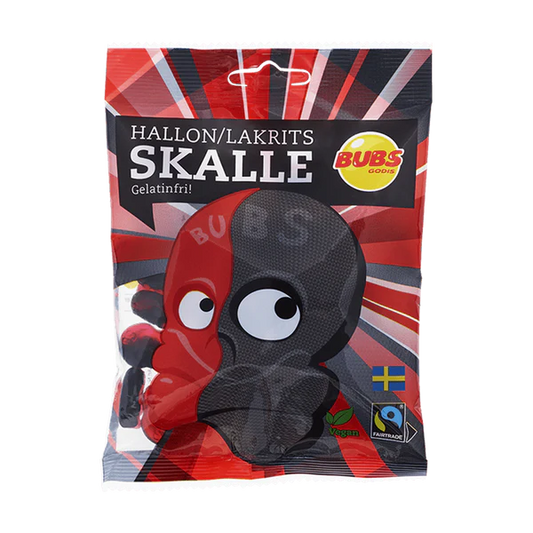 Godis Skulls Raspberry & Liquorice - BUBS