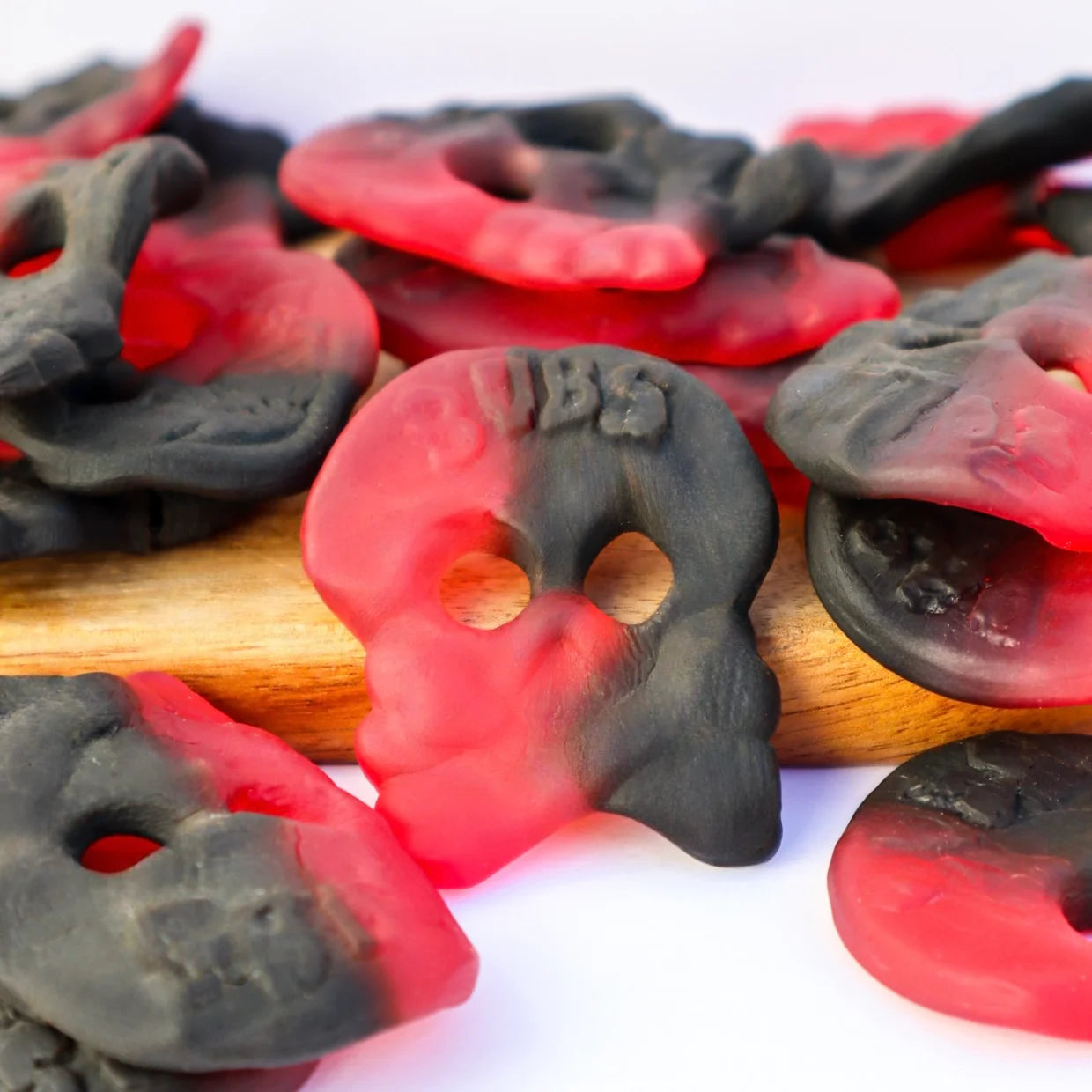 Godis Skulls Raspberry & Liquorice - BUBS