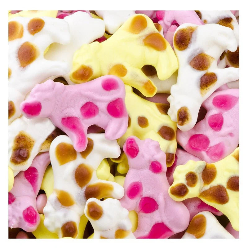 Vaches colorées en gélifié aéré - Trolli