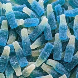 Bouteilles sucrées framboise bleue - Dulceplus