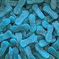 Langues bleues à la framboise sucrées - Dulceplus